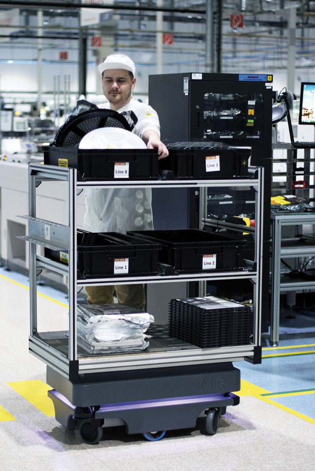 Visteon optimalizuje logistiku s autonómnymi mobilnými robotmi - ilustrac